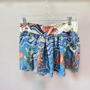 Eryn Brinie Anthropologie‎ Ocean Theme Skirt- Size Small
